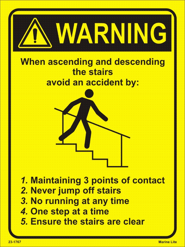 descending stairs