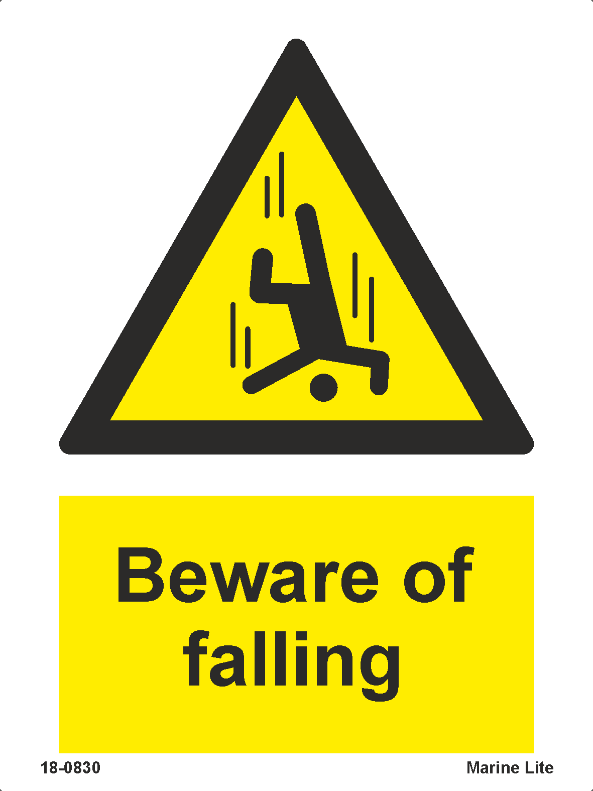 Wss Warning Signs Beware Of Falling 18 0830