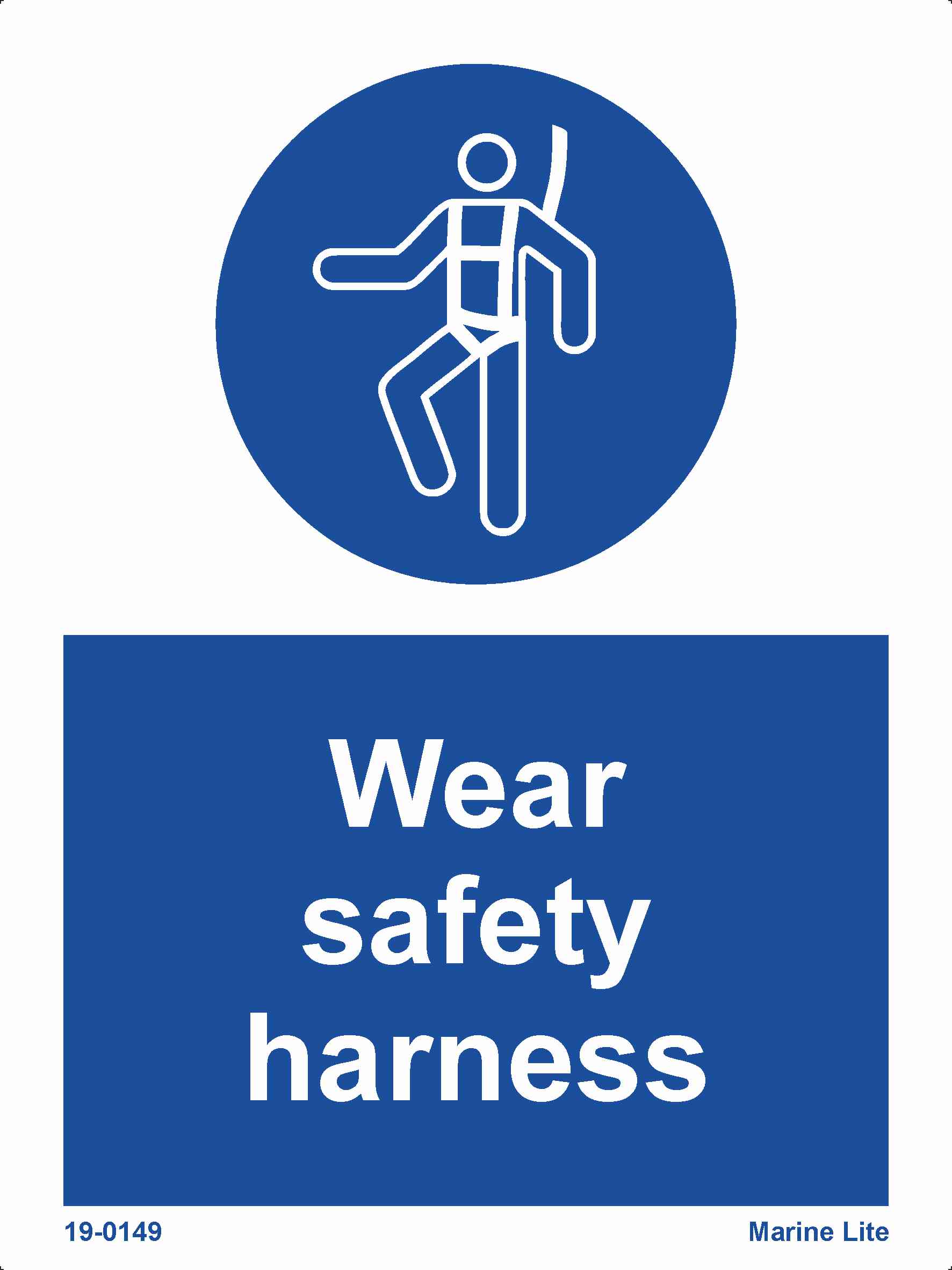 safety harness sign