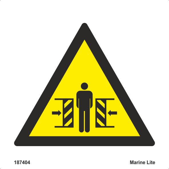 (WSS) Warning Signs :: Warning Crushing Hazard 187404 WSS019