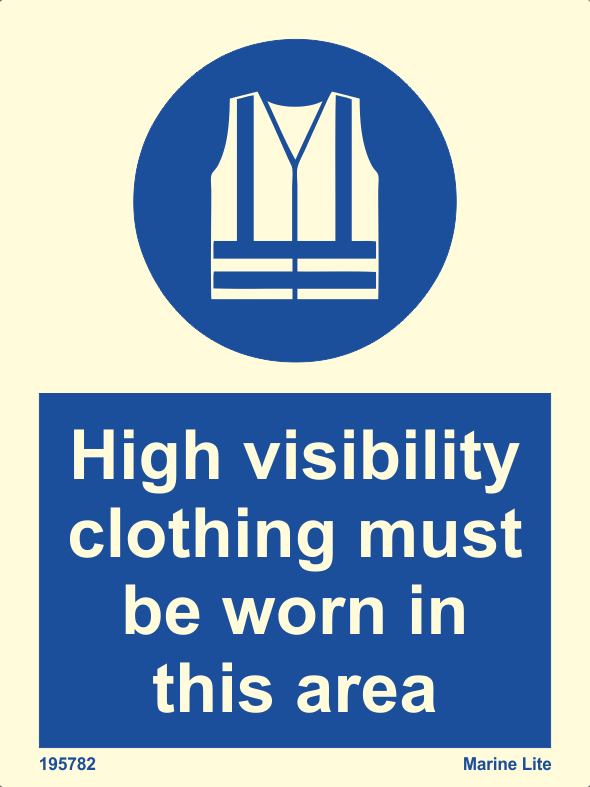 ✓ (MSS) Mandatory Action Signs :: Wear Protective Clothing 195726