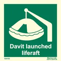 Davit launched liferaft 104103 LSS004