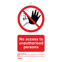 No access to unauthorised persons 182532
332532