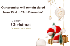 Christmas Website Notice