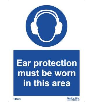 Ear Protection Must Be Worn In This Area