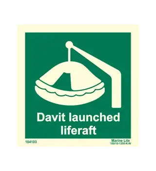 Davit launched liferaft 104103 LSS004