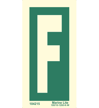 Letter F 104215 334215