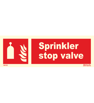 Sprinkler stop valve 146152