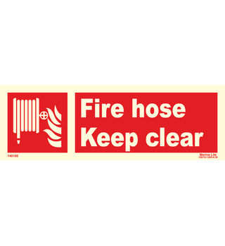 Fire Hose Keep Clear 146166 336166