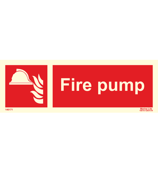 Supplementary Sign: Fire Pump 146171 336171