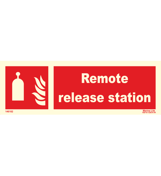 Supplementary Sign : Remote release station 146182 336182