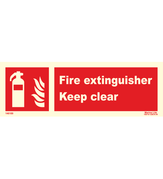 Fire Extinguisher Keep Clear 146189 336189