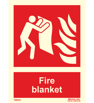 Fire Blanket with supplementary text 146441
336441