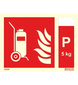 Fire Extinguisher + Powder 5kg 146459 336459