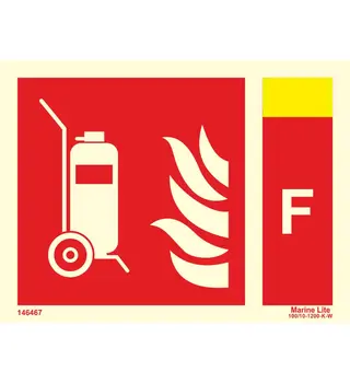 Wheeled Fire Extinguisher + Foam 146467 336467