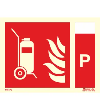 Wheeled Fire Extinguisher + Powder 146470 336470