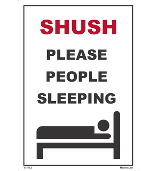 Shush Please People Sleeping 172002 171712 331712