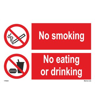 No Smoking, No Eating Or Drinking 178525 338525