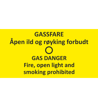 Gas Danger Small 18-0853