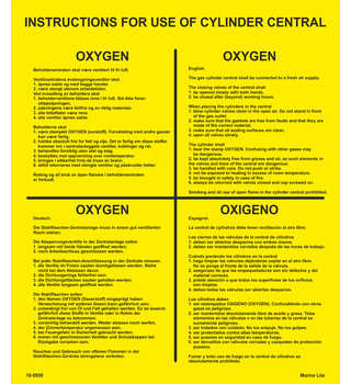 Instruction Use Cylinder Oxygen (EN/NOR) 18-0859