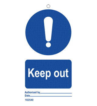 Keep out 182540 332540