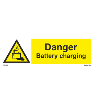 Danger battery charging 187543 337543