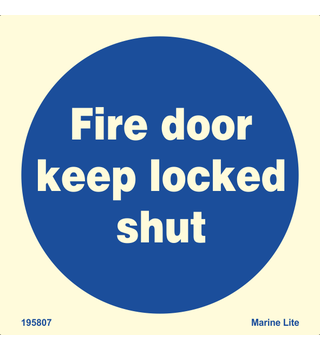 Fire door keep locked shut 195807 335807