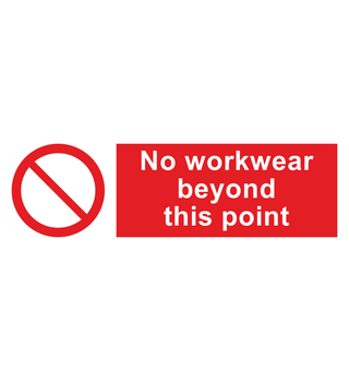 No Workwear Beyond This Point 208574 338574