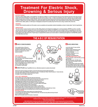 Treatment for Electric shock, Drowning or Serious injury 221509 331509