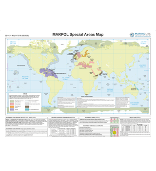 MARPOL 73/78 Special Areas Map Edition 20 22-0131 1st May 2025