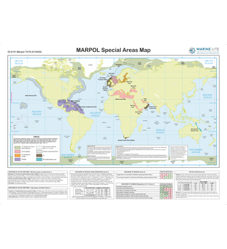 MARPOL 73/78 Special Areas Map Edition 19 22-0131