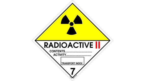 IMDG International Maritime Dangerous Goods Signs :: Class 7, Category ...