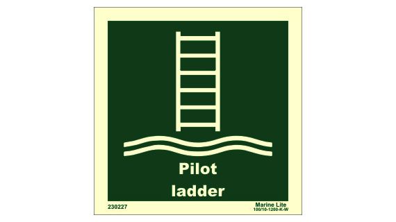 ✓ (LSS) Lifesaving Systems and Appliances Signs :: Pilot Ladder